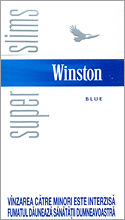 Winston Super Slims Blue 100's Cigarettes