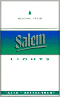 Salem Green (Lights) Menthol Cigarettes