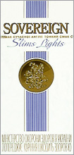 Sovereign Slim Lights 100's Cigarettes
