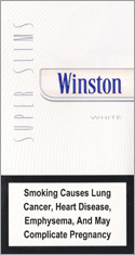 Winston Super Slims White Cigarettes